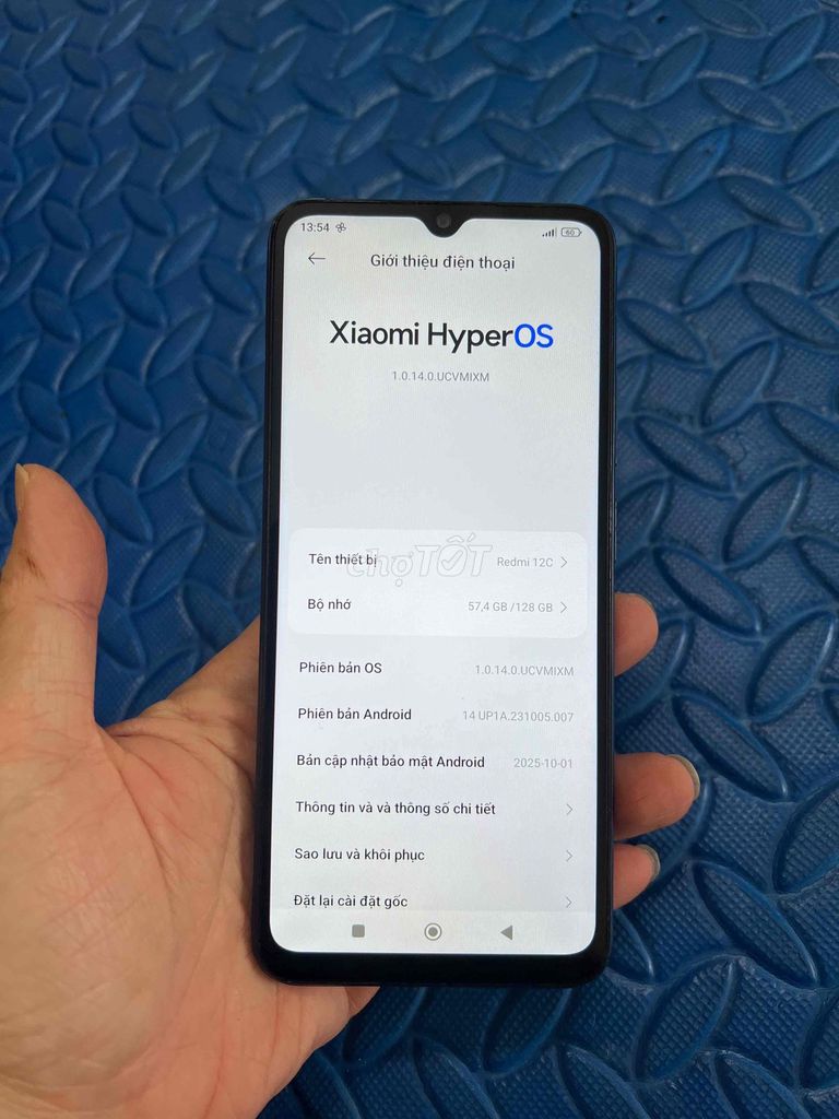 Xiaomi Redmi 12C 128GB zin xấu pin 5000. Mua bán Điện thoại tại Quận Hà Đông Hà Nội được đăng bởi Mạnh Mobile hình 1