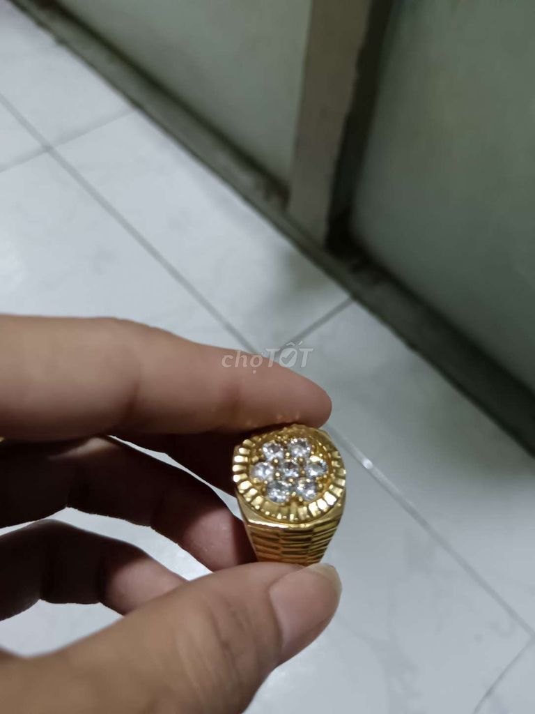 Nhẫn nam Vàng 10K size 20. Mua bán Phụ kiện thời trang khác tại Quận 8 Tp Hồ Chí Minh được đăng bởi Gia Kiet hình 1