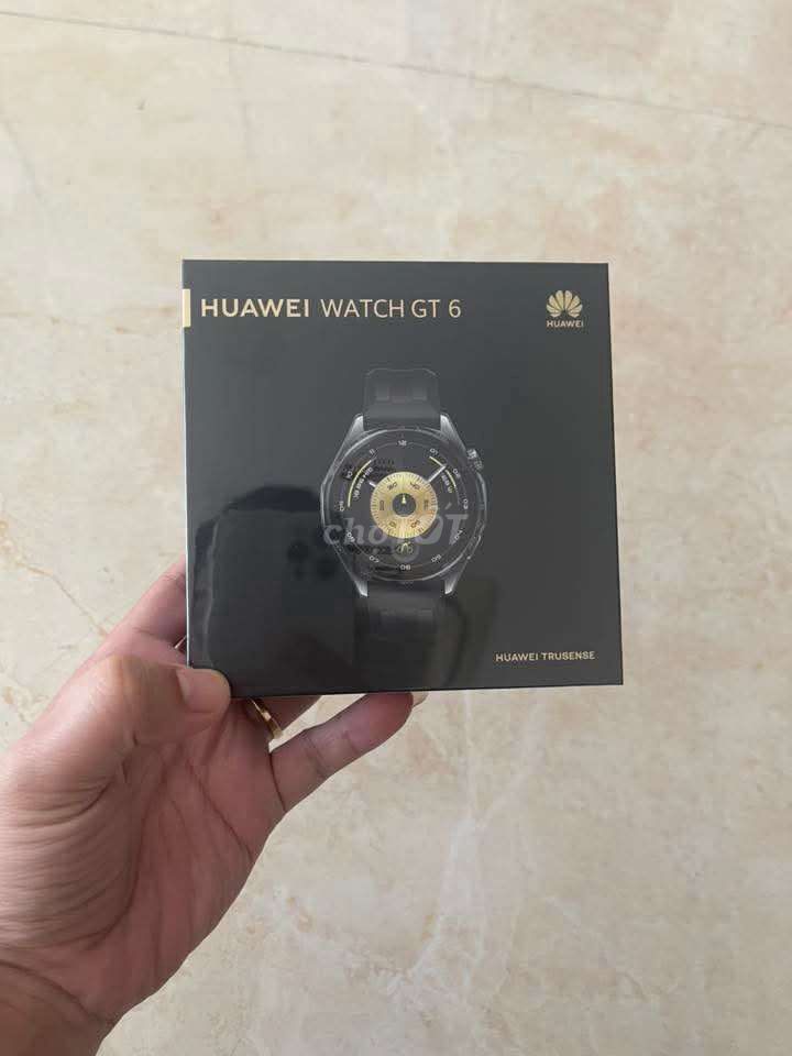 Huawei Watch GT6 Đen 46mm Newseal. Mua bán Thiết bị đeo thông minh tại Huyện Thuận Thành Bắc Ninh được đăng bởi Văn Thành Tiên Sinh hình 1