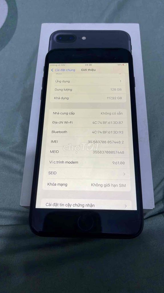 iPhone 7plus mới tinh 128g