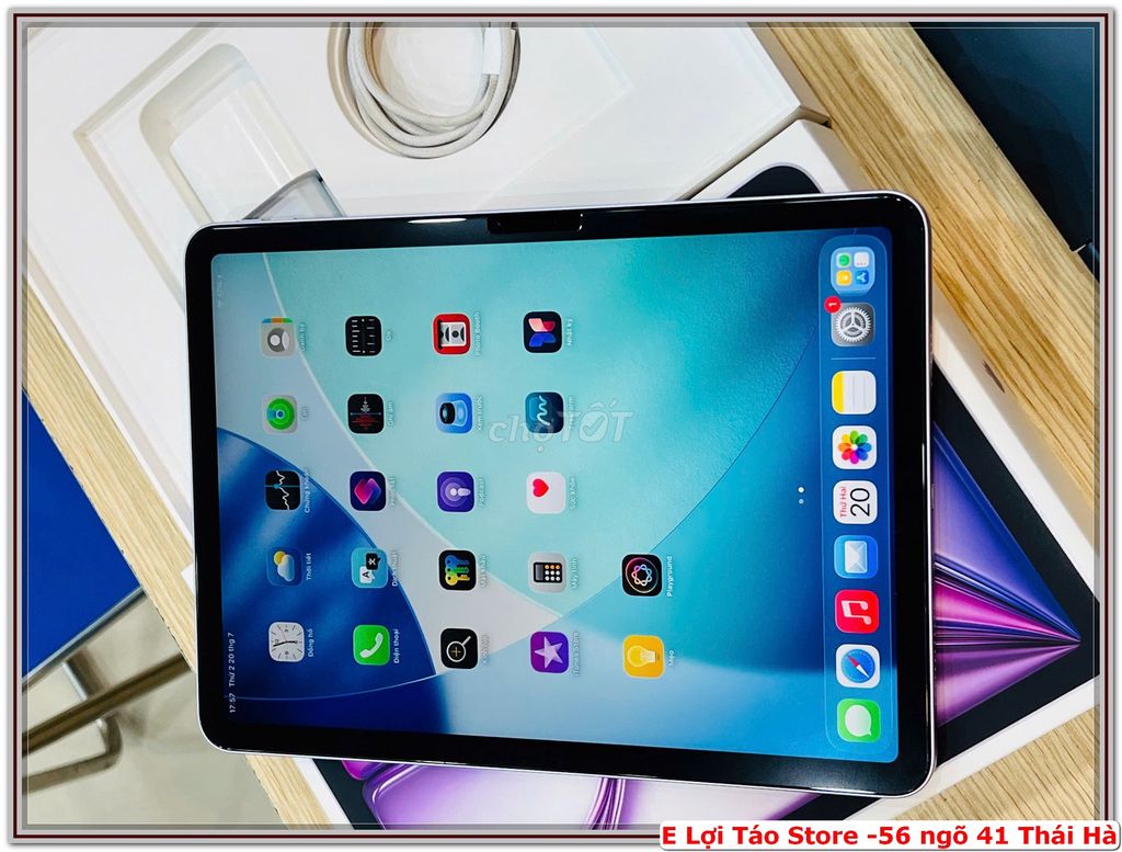 IPAD AIR M3 128GB WIFI FULLBOX LIKENEW BH 6.2.2027. Mua bán Máy tính bảng tại Quận Đống Đa Hà Nội được đăng bởi Nguyễn Tiến Lợi hình 1