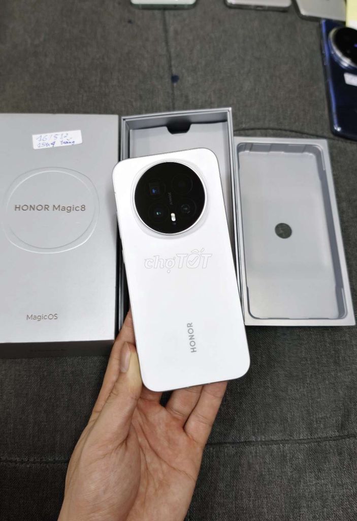 Honor Magic 8 16/512Gb Fullbox Màu Trắng Đẹp Keng. Mua bán Điện thoại tại Quận Tân Bình Tp Hồ Chí Minh được đăng bởi Kiên Android Shop hình 1
