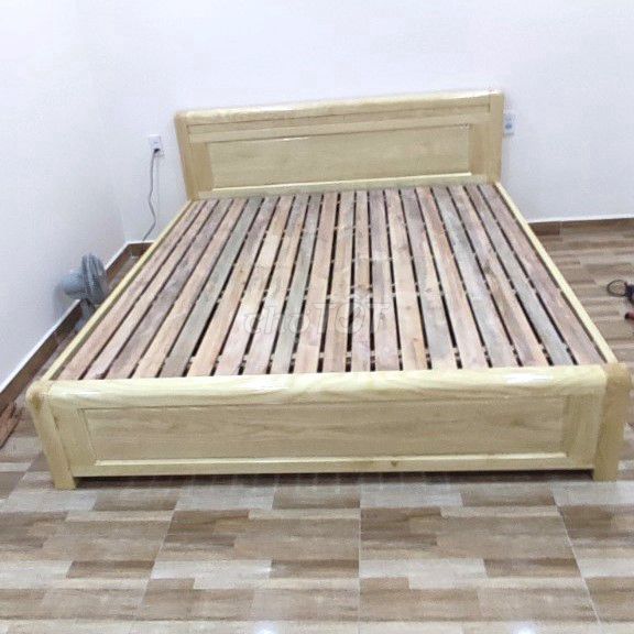 Giường ngủ gỗ sồi Nga có hộc kéo tiện lợi New 100%