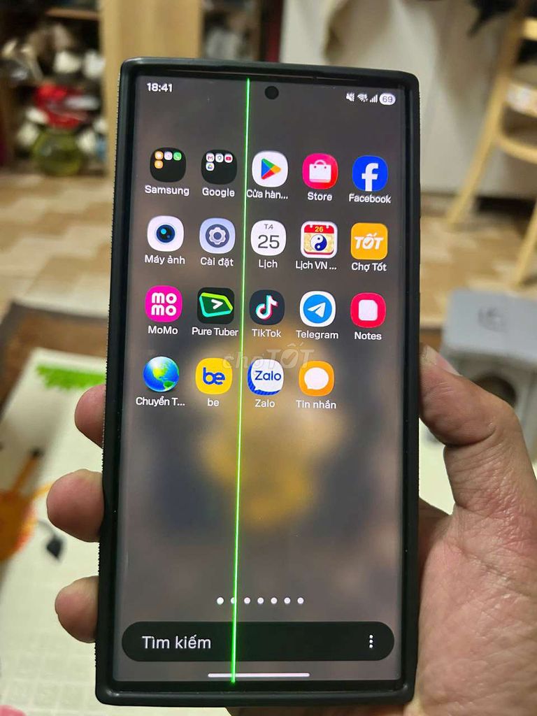 Samsung Galaxy S22 Ultra Đỏ lỗi 1 sọc. Mua bán Điện thoại tại Thành phố Đà Lạt Lâm Đồng được đăng bởi Tuyến Đạt hình 1