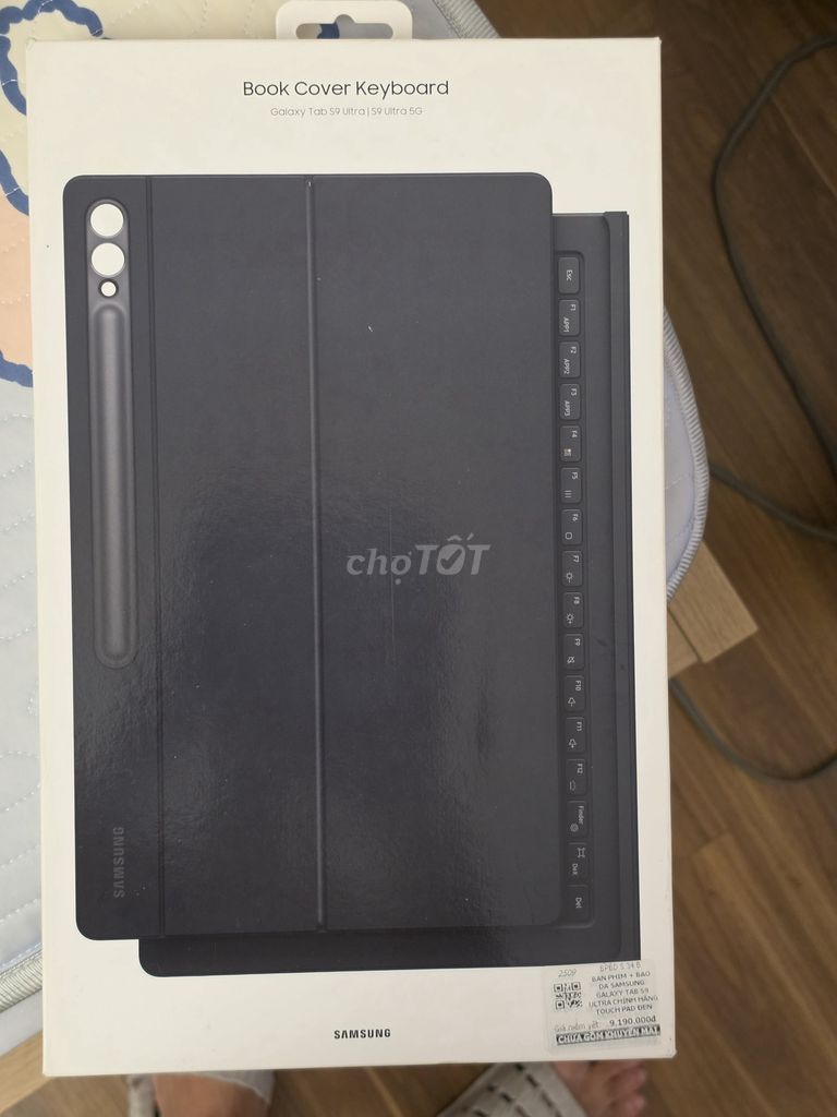Bao da bàn phím Samsung Tab S9 Ultra Đen Touchpad. Mua bán Máy tính bảng tại Quận Đống Đa Hà Nội được đăng bởi Nguyễn Đăng hình 1