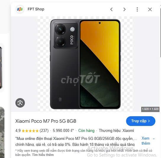 Xiaomi Poco M7 128g. Mua bán Điện thoại tại Quận Hoàng Mai Hà Nội được đăng bởi Trương Tam Phong hình 1