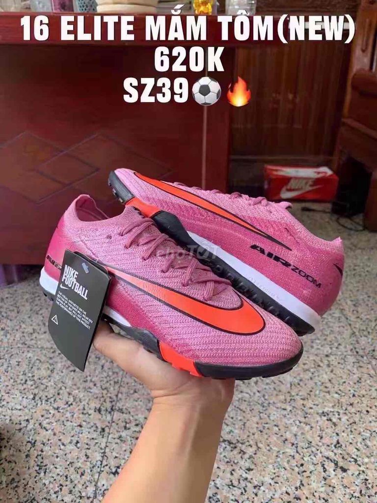 Giày đá bóng Nike Elite Mắm Tôm Hồng 39 Nam. Mua bán Đồ thể thao, Dã ngoại tại Thành phố Móng Cái Quảng Ninh được đăng bởi hưng dz hình 1