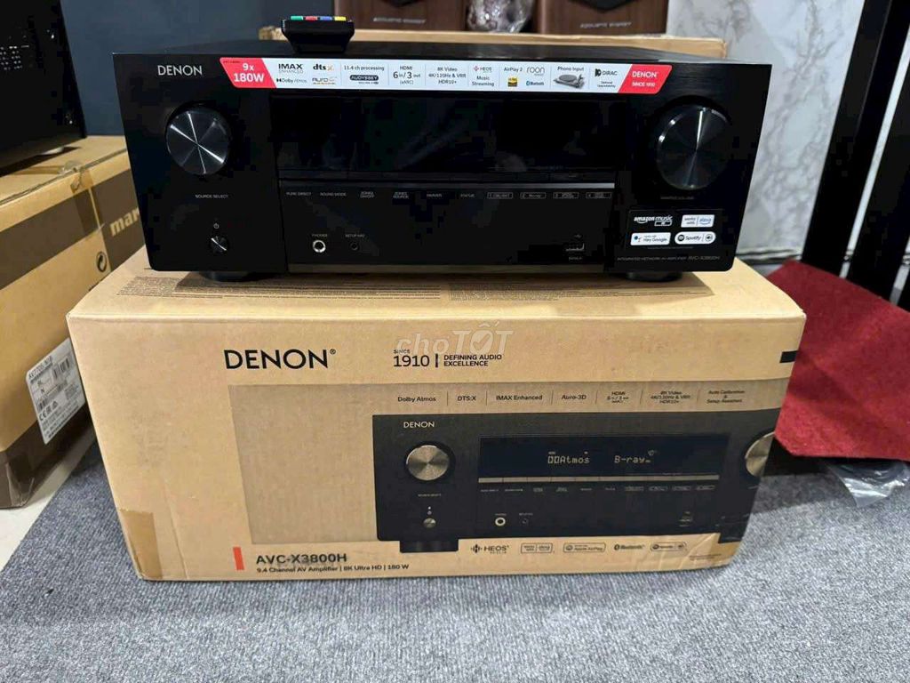 Bộ khuếch đại AV Denon AVC-X3800H Đen. Mua bán Tivi, Âm thanh tại Huyện Bù Đăng Bình Phước được đăng bởi hà trần duy khánh hình 1