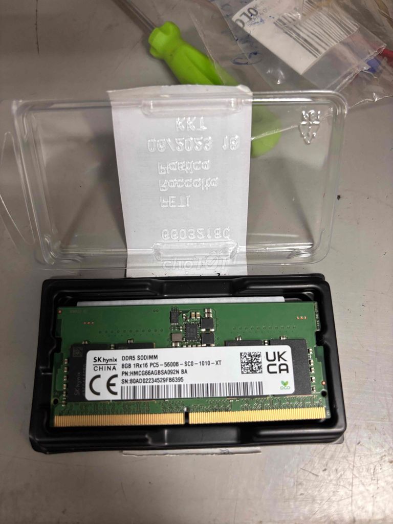 RAM SK Hynix DDR5 SODIMM 8GB Mới. Mua bán Linh kiện (RAM, Card...) tại Huyện Tân Trụ Long An được đăng bởi Vi tính Bảo Ân hình 1