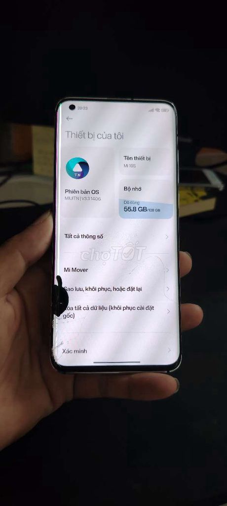 Xiaomi Mi 10S 128GB Trắng. Mua bán Điện thoại tại Huyện Yên Mô Ninh Bình được đăng bởi Mạnh Tâm hình 1