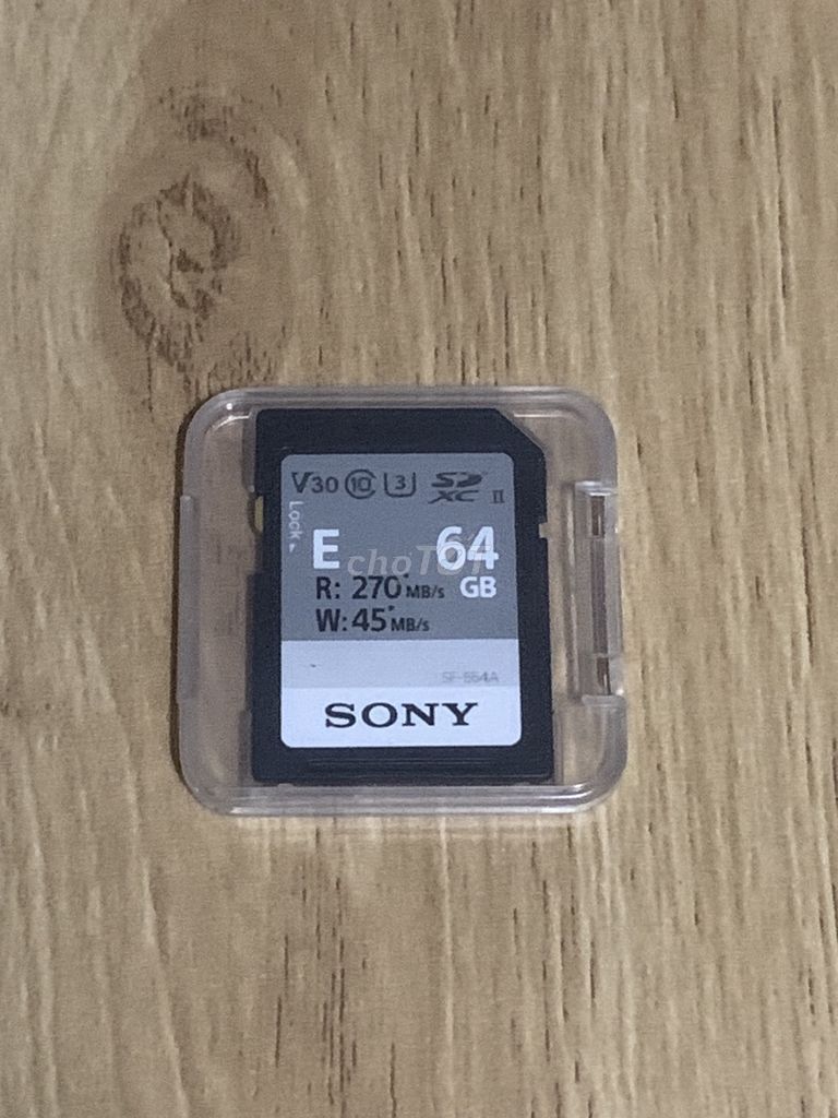 Thẻ nhớ Sony SF-E64A 64GB. Mua bán Máy ảnh, Máy quay tại Quận Đống Đa Hà Nội được đăng bởi Hiếu Quốc hình 1
