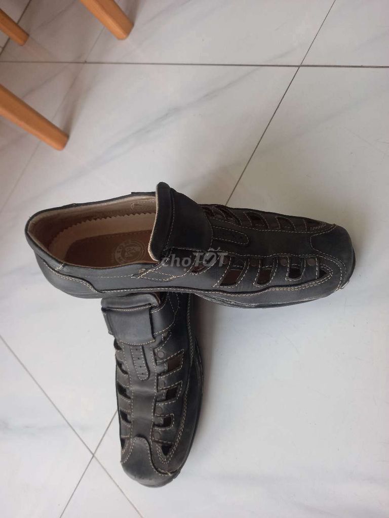 Giày sandal nam da đen. Mua bán Giày dép tại Thành phố Bến Tre Bến Tre được đăng bởi Thành Nam Store hình 1