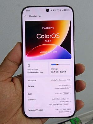 Oppo Find X9 Pro 12GB/256GB Xám