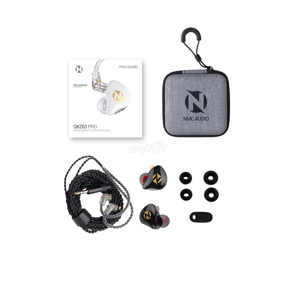 Tai nghe In-ear NMC-AUDIO QKZ63 PRO Đen, Trắng. Mua bán Tivi, Âm thanh tại Quận Thanh Khê Đà Nẵng được đăng bởi FM STUDIO hình 1