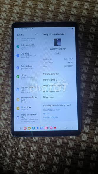 Samsung Galaxy Tab A9 8GB/128GB Đen. Mua bán Máy tính bảng tại Quận Gò Vấp Tp Hồ Chí Minh được đăng bởi Hội Đồ Điện Tử hình 1