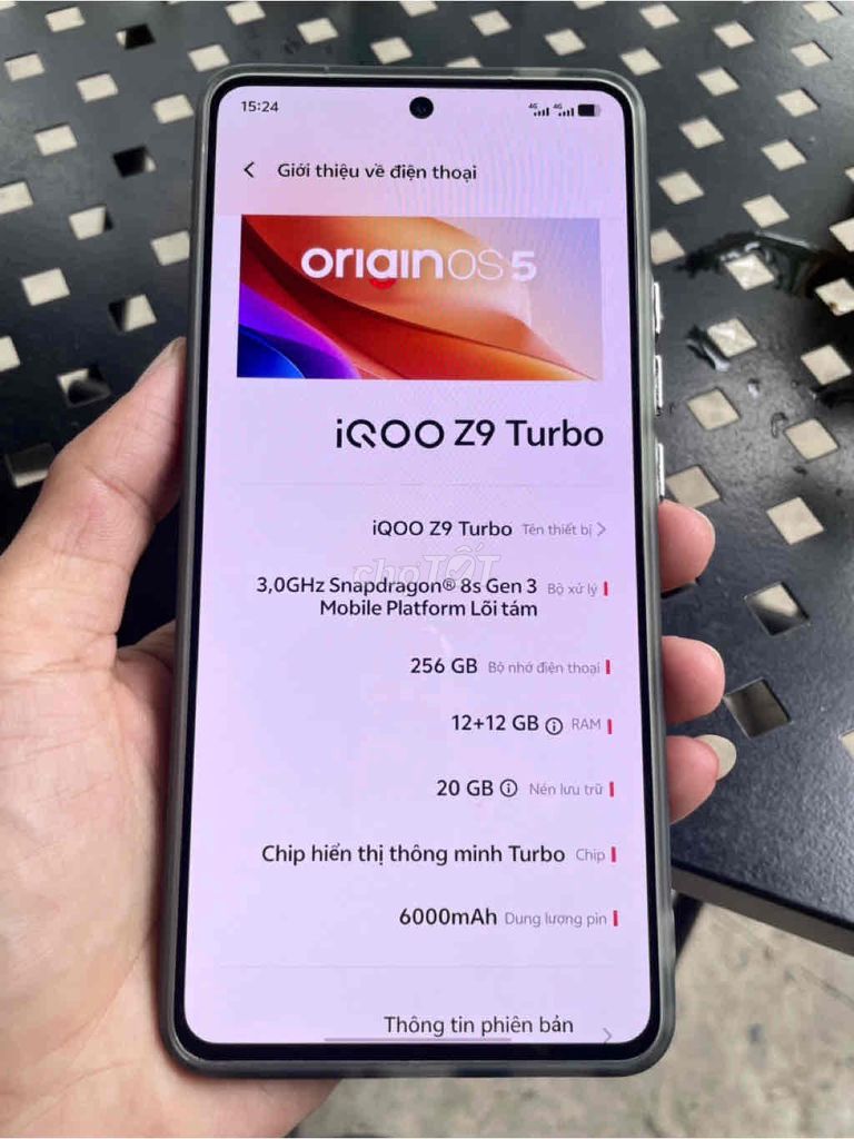 iQOO Z9 Turbo 256GB Trắng Như mới. Mua bán Điện thoại tại Thị xã Mỹ Hào Hưng Yên được đăng bởi Hiếu Đào hình 1