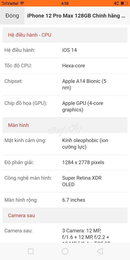 IPhone 12prm giá sinh viên. Quẹo lựa..