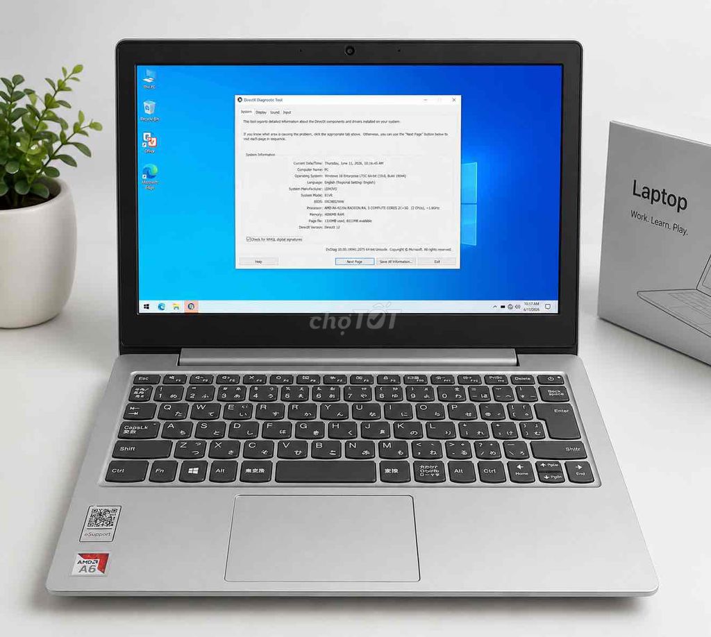 Lenovo IdeaPad Slim 1 AMD A6-9220e. Mua bán Laptop tại Huyện Hóc Môn Tp Hồ Chí Minh được đăng bởi Tiểu Phụng hình 1