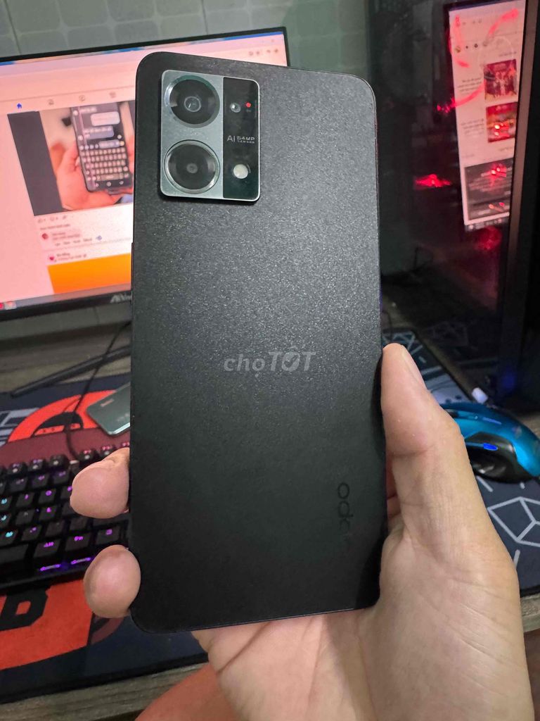 Oppo Reno 7 Đen. Mua bán Điện thoại tại Quận Thanh Khê Đà Nẵng được đăng bởi FUKIE Điện thoại cũ giá rẻ đà nẵng hình 1
