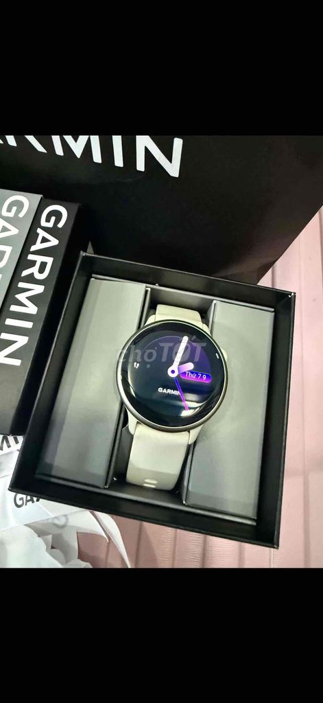 Garmin vívoactive 6 trắng. Mua bán Thiết bị đeo thông minh tại Quận 4 Tp Hồ Chí Minh được đăng bởi Thảo Nghi hình 1
