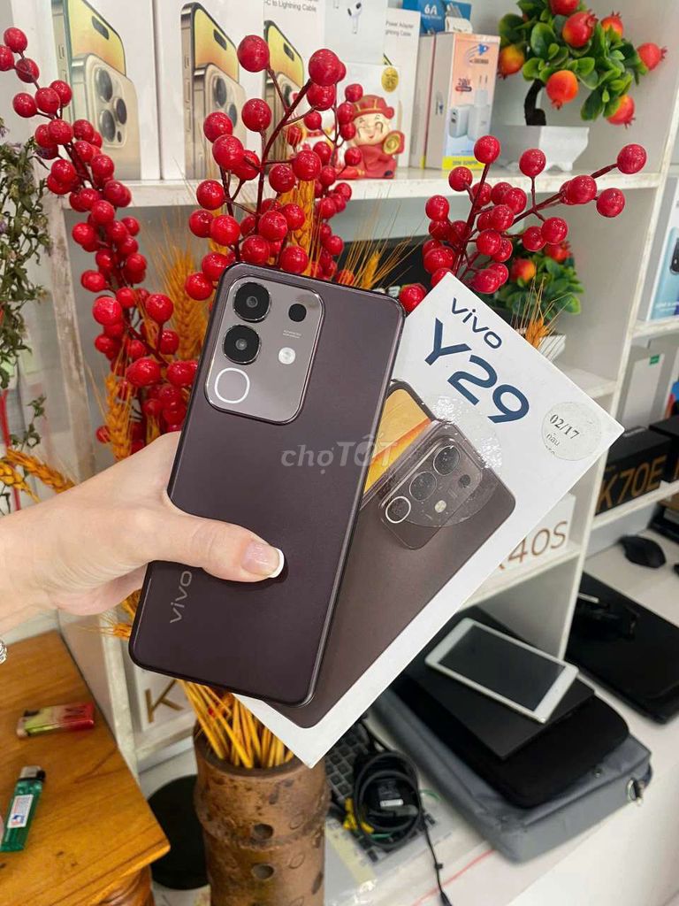Vivo Y29 255GB Nâu. Mua bán Điện thoại tại Thành phố Sóc Trăng Sóc Trăng được đăng bởi Long hình 1