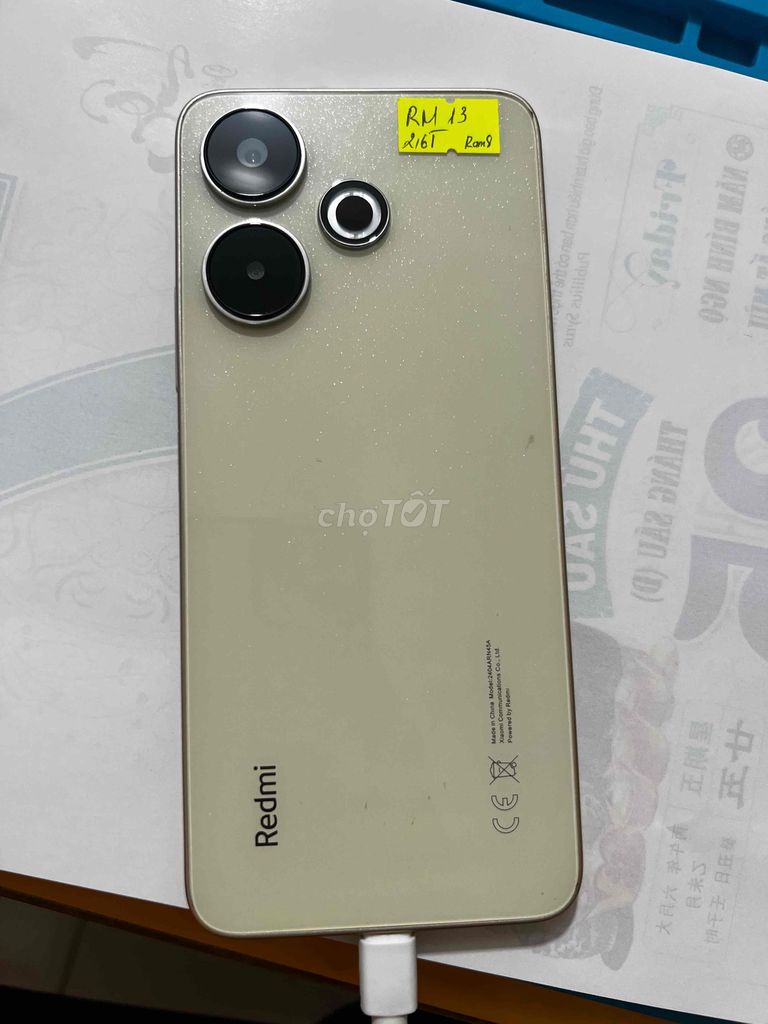 Xiaomi Redmi 13 128GB Đã qua sử dụng. Mua bán Điện thoại tại Huyện Trảng Bàng Tây Ninh được đăng bởi PCCC Thuận Phát hình 1