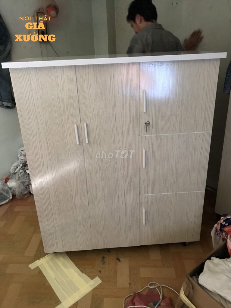 TỦ NHỰA ĐẸP - TỦ 3 CÁNH HỘC NHỎ ĐẸP - TỦ MỚI. Mua bán Tủ, kệ gia đình tại Quận 3 Tp Hồ Chí Minh được đăng bởi Nội thất giá xưởng TL hình 1