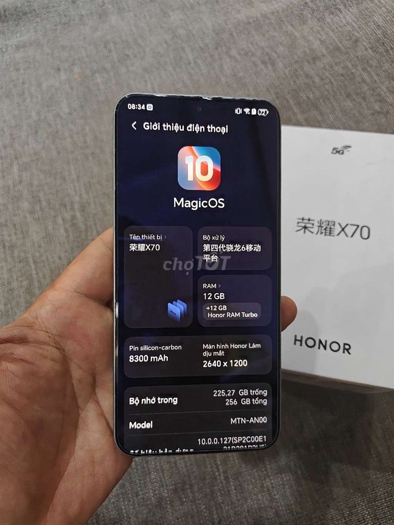 Honor X70 12GB/256GB Xanh. Mua bán Điện thoại tại Quận Hà Đông Hà Nội được đăng bởi Mr Q hình 1