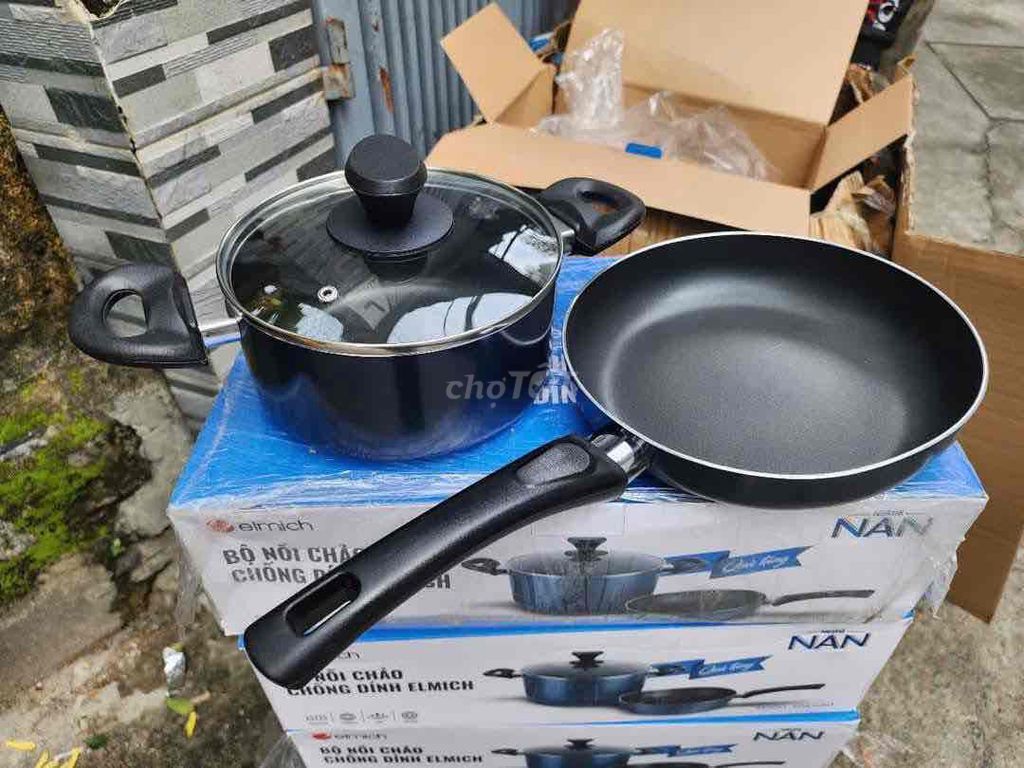 Bộ nồi chảo Elmich EDA - 0864