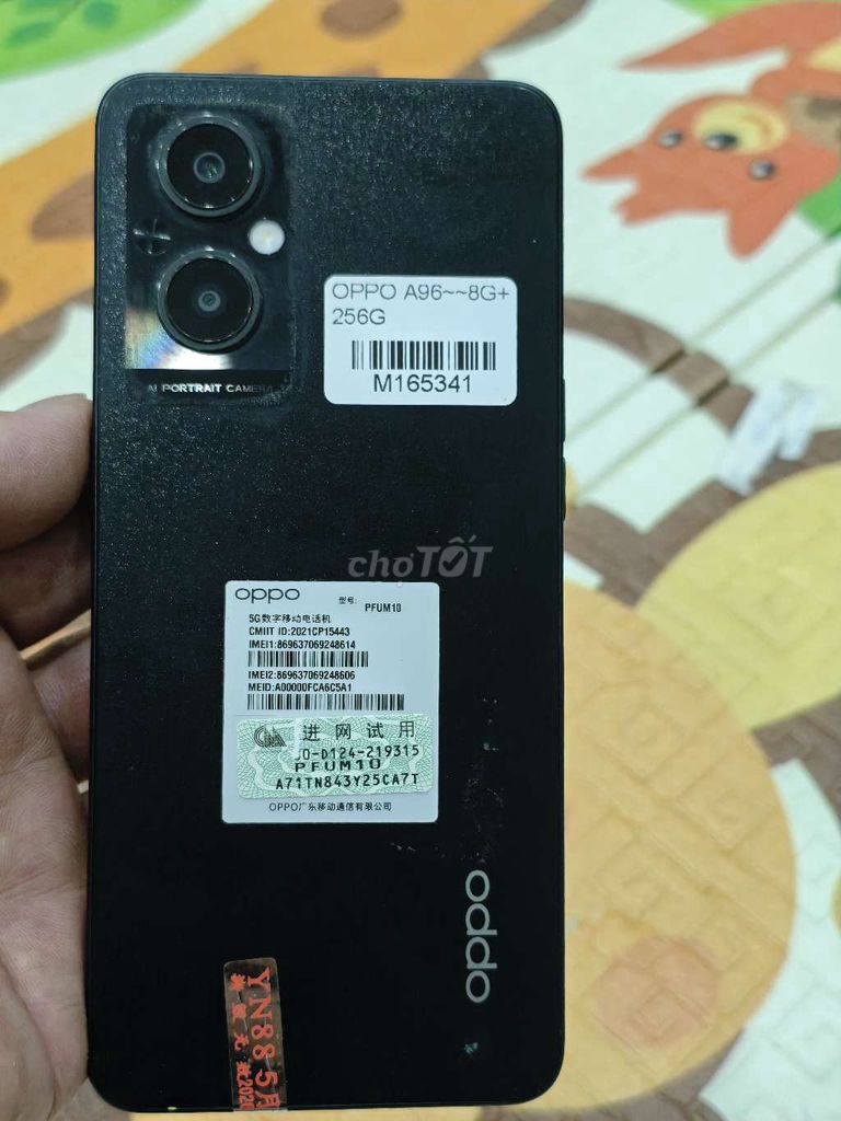 Oppo A96 8/256GB Đen. Mua bán Điện thoại tại Quận Hoàng Mai Hà Nội được đăng bởi Nguyennoi hình 1