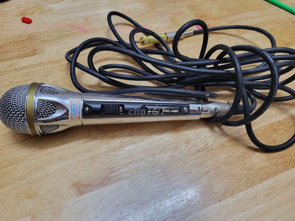 Microphone Califonia PRO-468K Bạc hàng mỹ. Mua bán Tivi, Âm thanh tại Quận Đống Đa Hà Nội được đăng bởi hoàng long hình 1