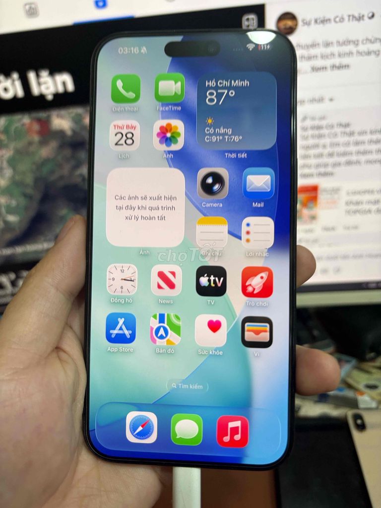 iPhone 15 Pro Max 256GB VNA Đã sử dụng. Mua bán Điện thoại tại Quận Lê Chân Hải Phòng được đăng bởi hoang anh hình 1