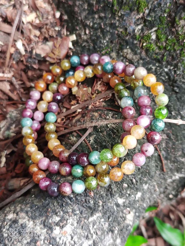 Tourmaline quấn tay 3 vòng