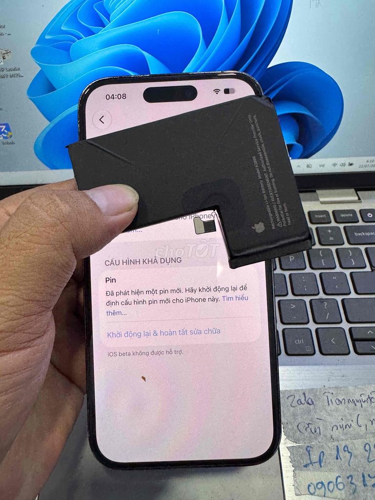 Apple iPhone 14 Pro 128GB Đen 98% nguyên zin. Mua bán Điện thoại tại Quận 6 Tp Hồ Chí Minh được đăng bởi QUỐC THIÊN BÁN GÓP 0 ĐỒNG  hình 1