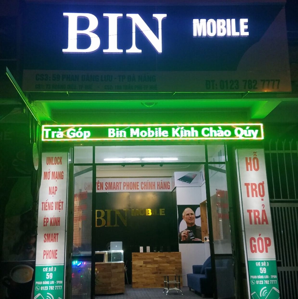 Cửa hàng BIN Mobile Cơ Sở 3 59 Phan Đăng Lưu Cửa hàng BIN Mobile Cơ Sở 3 59 Phan Đăng Lưu
