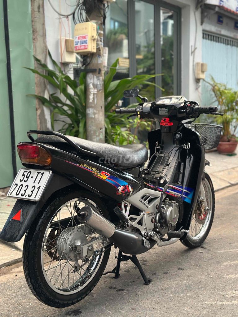 Xipo / Satria 1999 HQCN NHAP KHẨU CHÍNH CHỦ. Mua bán Xe máy tại Quận 7 Tp Hồ Chí Minh được đăng bởi Thông Sport  hình 1