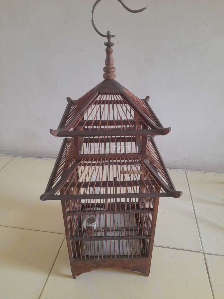 Lồng chim gỗ màu nâu. Mua bán Phụ kiện, Thức ăn, Dịch vụ tại Thành phố Cao Lãnh Đồng Tháp được đăng bởi  Tuấn hình 1