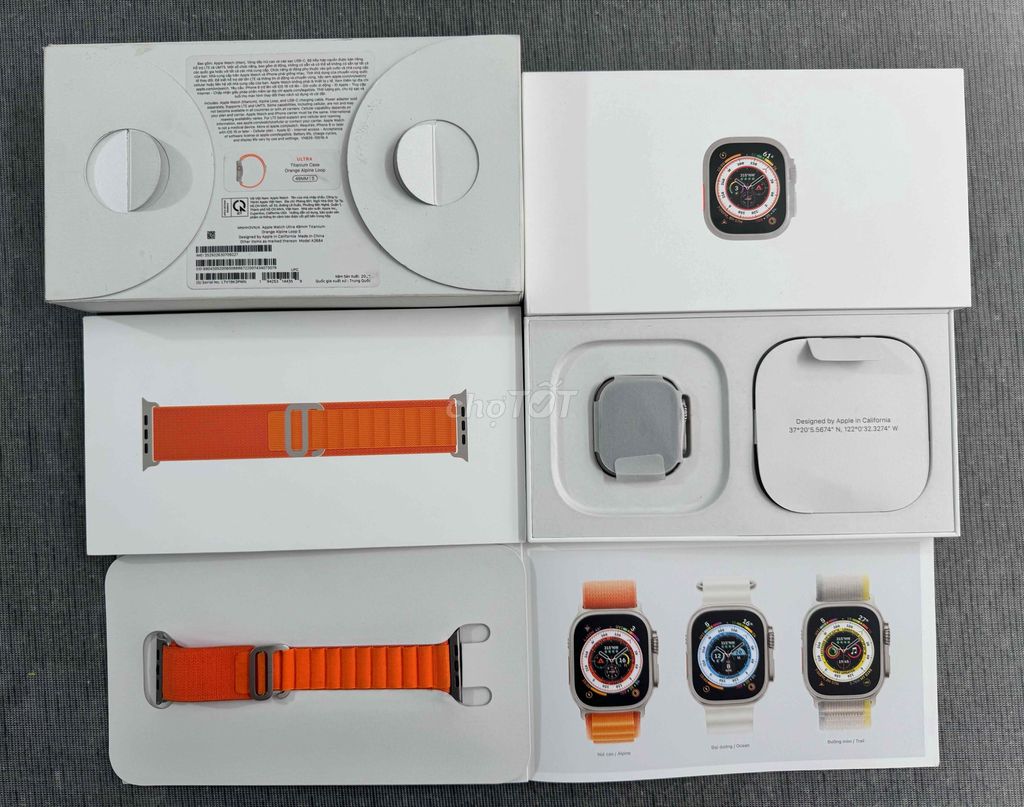 Apple Watch Ultra Titanium 49mm Esim Fullbox