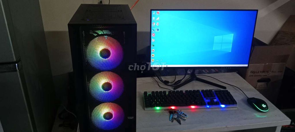 BỘ ĐỒ HỌA GAME B560 I5 10400F 16G GTX1650 4G MH 27. Mua bán Máy tính để bàn tại Quận Thanh Khê Đà Nẵng được đăng bởi lê thao hình 1