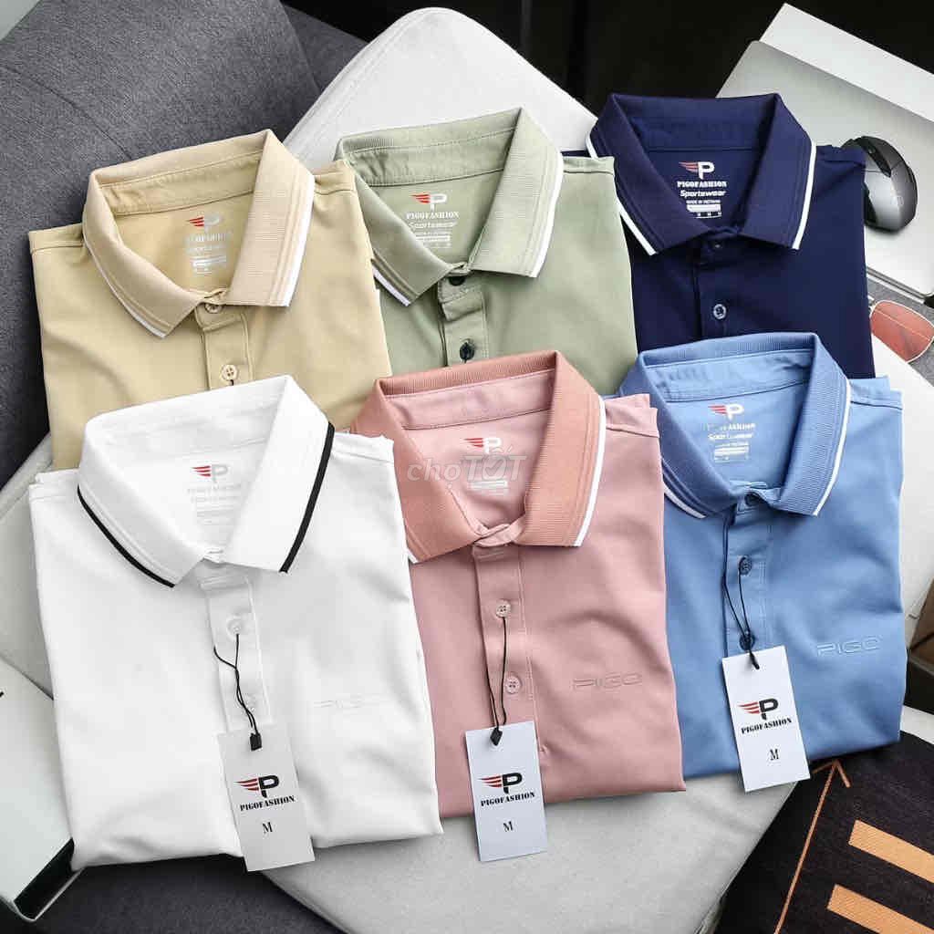 Áo polo nam Thun poly PIGOFASHION PPL36. Mua bán Quần áo tại Huyện Châu Đức Bà Rịa - Vũng Tàu được đăng bởi Nguyễn Bình Minh hình 1