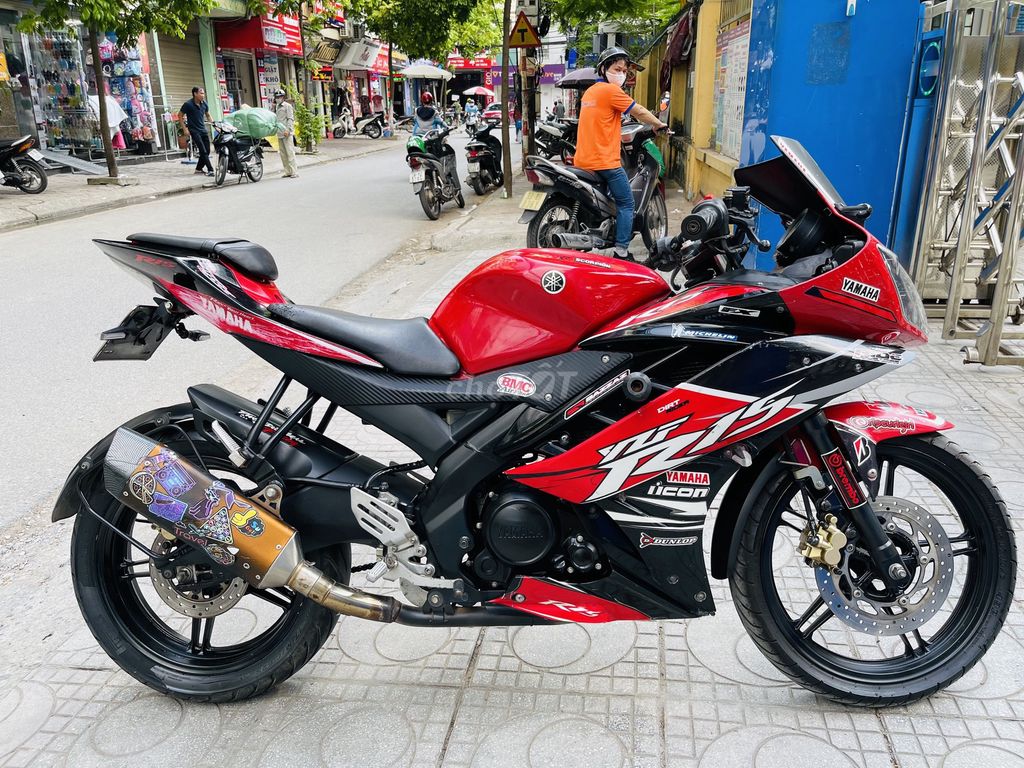 Xe máy Yamaha R15 màu Đỏ Đen. Mua bán Xe máy tại Quận Nam Từ Liêm Hà Nội được đăng bởi MAI HÒA hình 3