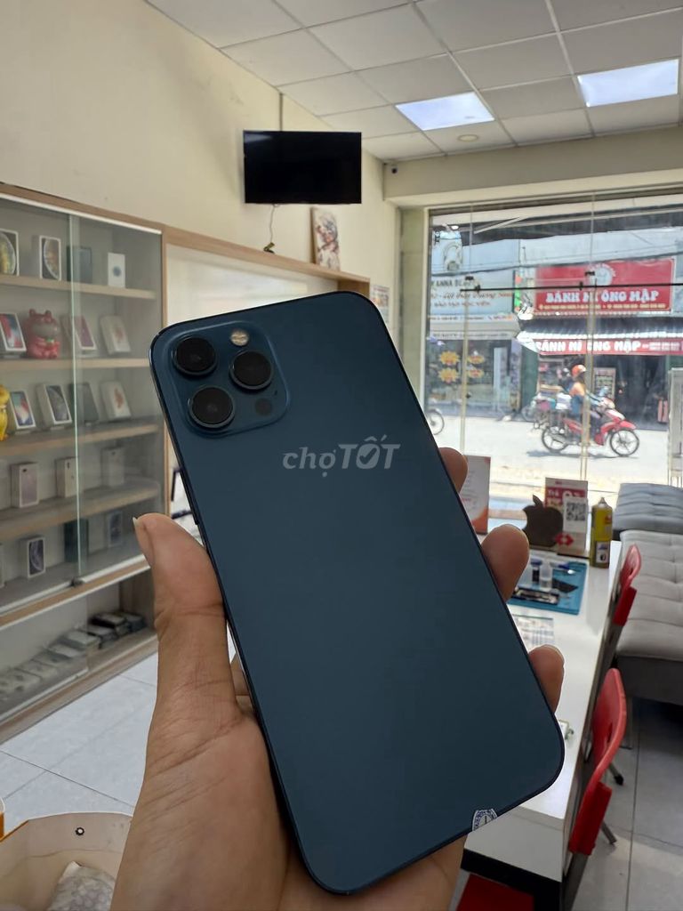 Apple iPhone 12 Pro Max 128GB Xanh. Mua bán Điện thoại tại Quận Gò Vấp Tp Hồ Chí Minh được đăng bởi Hội Đồ Điện Tử hình 1