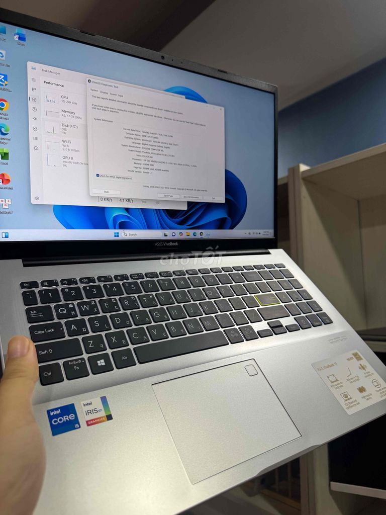 Thanh Lý Asus Vivobook i5 11th 8GB/256GB đẹp 99.9%. Mua bán Laptop tại Quận Gò Vấp Tp Hồ Chí Minh được đăng bởi Thanh lí cầm đồ hình 1