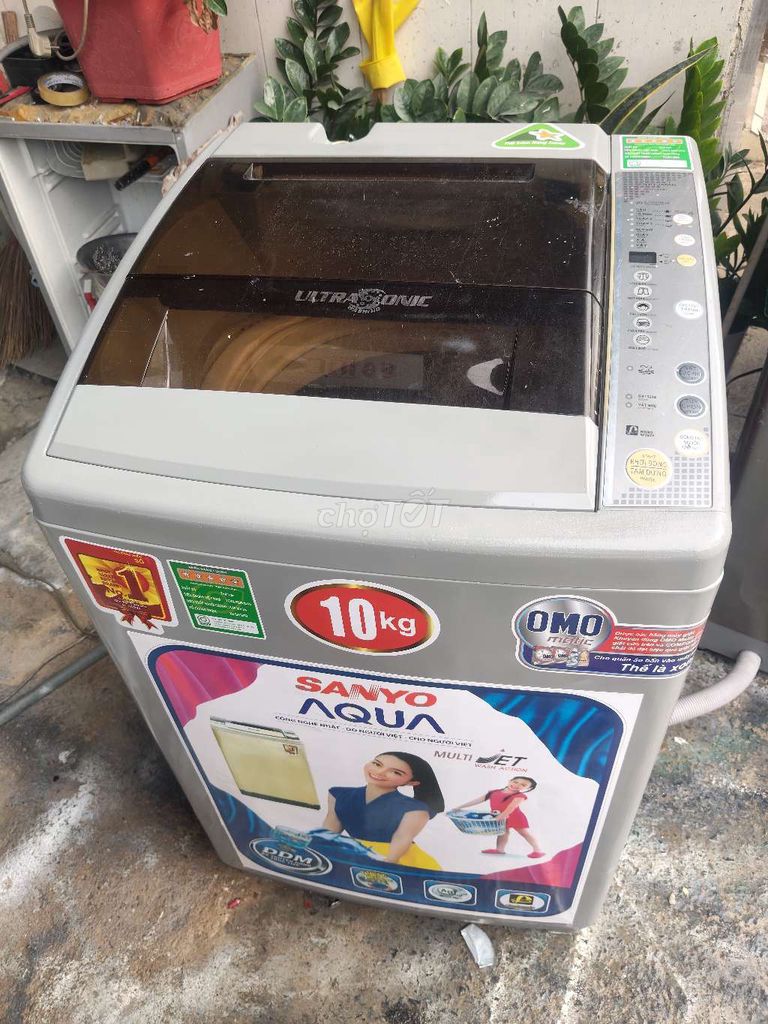 Máy giặt Sanyo Aqua 10kg. Mua bán Máy giặt tại Huyện Hóc Môn Tp Hồ Chí Minh được đăng bởi long hình 1