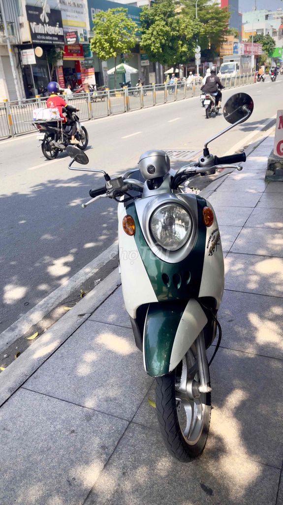 mio Claccio ghi đông trần xe thái  màu trắng xanh. Mua bán Xe máy tại Quận Tân Phú Tp Hồ Chí Minh được đăng bởi Xe Máy Lâm 290 hình 3