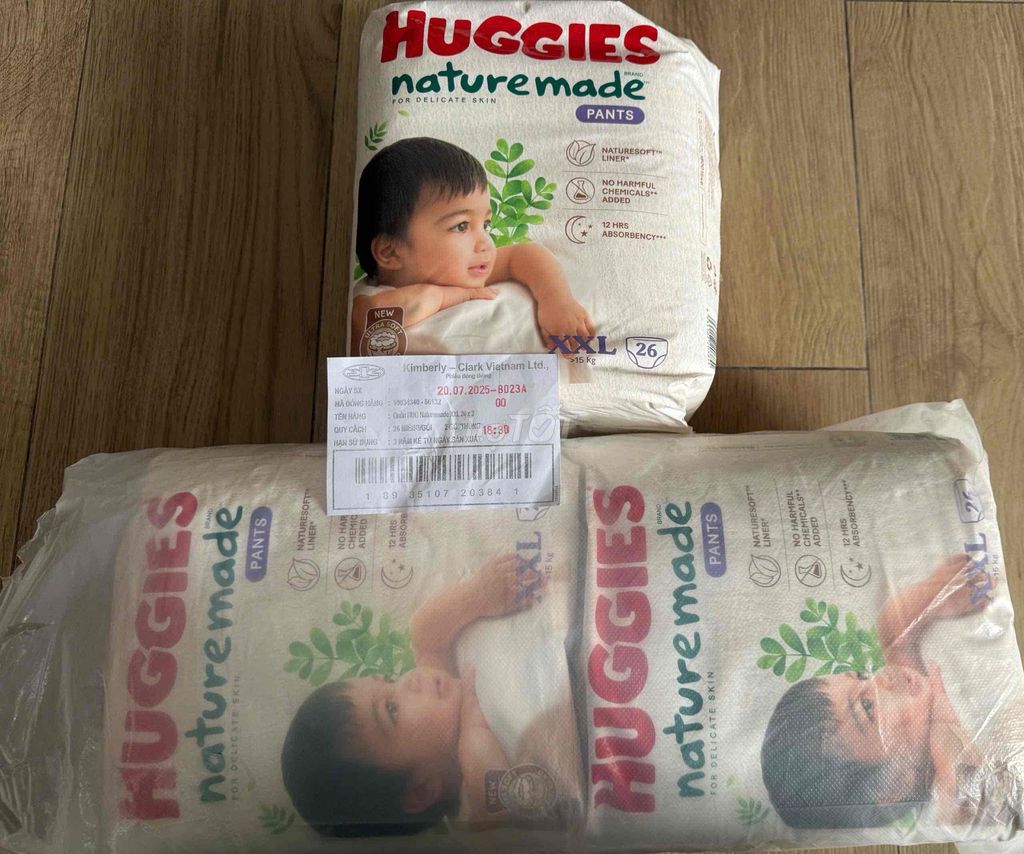 Tã quần Huggies Naturemade Pants XXL. Mua bán Mẹ và bé tại Quận Sơn Trà Đà Nẵng được đăng bởi Tran Bao Trung hình 1