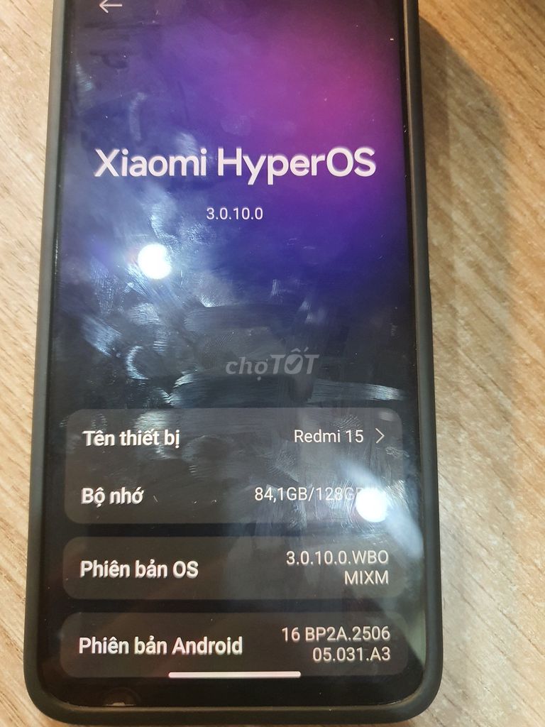 Xiaomi Redmi 15 128GB Đen 99.9% mới. Mua bán Điện thoại tại Quận Hoàng Mai Hà Nội được đăng bởi Đạt hình 1