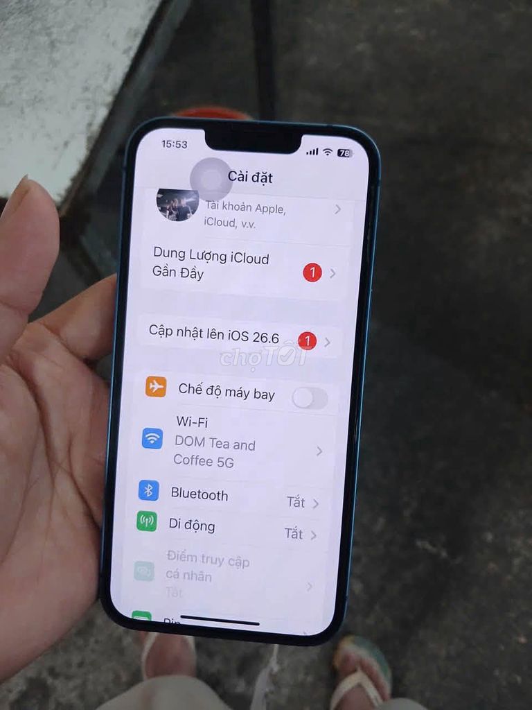 Apple iPhone 13 128GB Xanh 75%. Mua bán Điện thoại tại Thành phố Thủ Đức Tp Hồ Chí Minh được đăng bởi Hội Đồ Điện Tử hình 1