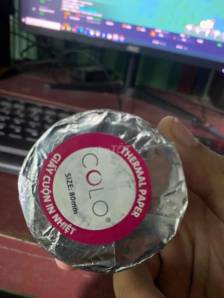cần thanh lý 100 cuộn giấy in nhiệt, 5k/ cuộn.. Mua bán Đồ dùng văn phòng tại Huyện Châu Thành An Giang được đăng bởi Thanh Duong Cong hình 1
