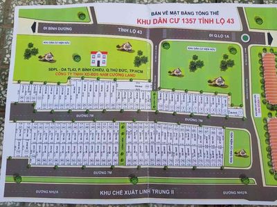 Plot of land 56 m² · Đường Tỉnh lộ 43